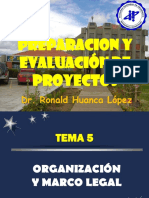 Preparacion Y Evaluación DE Proyectos: Dr. Ronald Huanca López