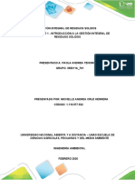 Fase 1 - Introducción A La Gestión Integral de Residuos Sólidos