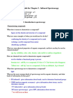 Learning Guide for Infrared Spectroscopy