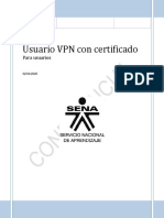 Manual VPN - Con Certificado para Usuario PDF