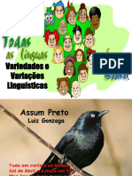 Variedades e Variações Linguísticas