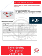 Elring Sealing Compound Dirko Gray: Technical Datasheet