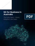5G For Business in Australia: The Early Years - Intent, Adoption, Use Cases