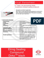 Elring Sealing Compound Dirko Black: Technical Datasheet