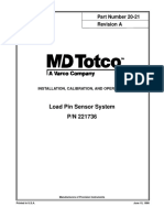 Load Pin Sensor Installation and Calibration Manual