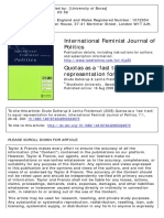 15. Dahlerup, Drude y Freidenvall, Lenita. “Quotas as a ‘fast track’ to equal representation for women Why Scandinavia is no longer the model”