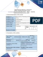 Activity Guide and Evaluation Rubric - Step 1 - Identify Intellectual Property As An Asset