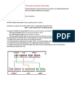 Passive Voice Grammar Information