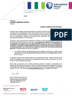 Derecho Peticion Gimnasio Kaipore PDF