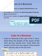 Finding the Cube of a Binomial