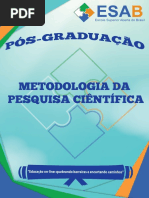 Metodologia da pesquisa - apostila