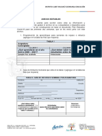 Tablas Editables Plan Educativo COVID-19 Primeras Dos Semanas