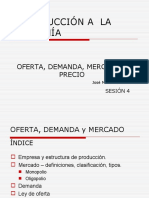 4 Oferta, Demanda, Mercado y Precio