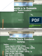 2 - 3 Historia Teoria Economica Autores Sesion2-3