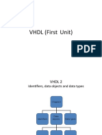 VHDL (First Unit)