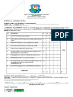 Formato de Autoevaluacion Lengua Castellana Grado Cuarto