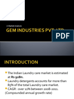 Launch A Detergent in Gujarat