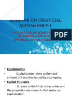 Seminar On Financial Management Moncy
