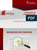 Rendicion de Cuentas