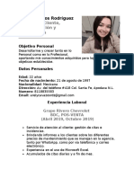 Arely Cavazos Rodríguez CV This