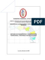 Estudio de Diagnostico y Zonificacion Territorial Provincia