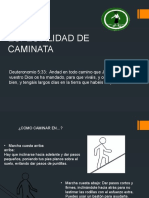 Especialidad de Caminata