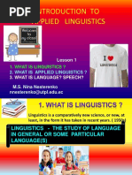 Unit 1 PPT Linguistics Vs Applied Linguistics