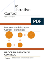 Proceso Administrativo Control - Adminisracion I