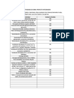 Proyecto integrador de obra de construcción