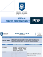 Mesa 6 Genero Generacional Familia Rendicion 2019 PDF