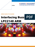 Interfacing Buzzer With LPC2148 ARM: Arm How-To Guide