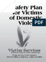 Domestic violence safety plan