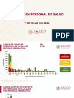 CP Salud COVID-19 en Personal Sanitario, 11may20