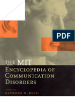 Encyclopedia of Communication Disorders