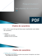 Prog C - Les Chaines de Caractères PDF