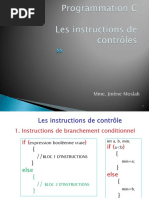 Prog C - Les Instructions de Controles PDF