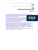 Software Requirements Specification-SETS