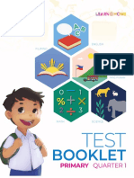 Test Booklet Primary-1 PDF