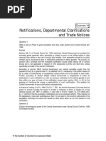 Notifications, Departmental Clarifications and Trade Notices