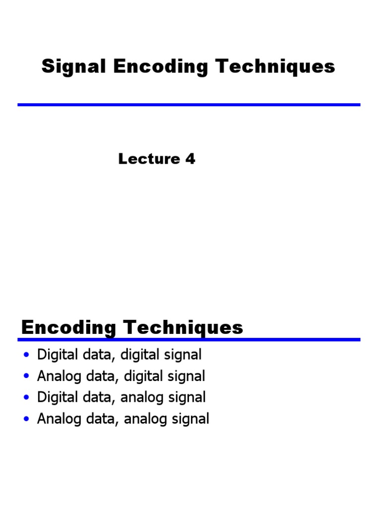 Lecture 4 PDF Digital Signal Signal Processing