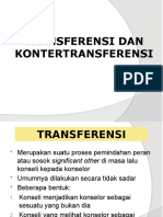 Transferensi Dan Kontertransferensi