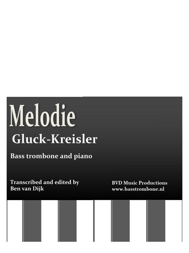 Gluck Kreisler - Melodie (Piano) | PDF | Intellectual Works ...