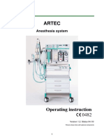 Stephan Artec Anaesthesia System 2010 - User Manual