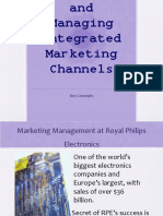 Managing Integrated Marketing Channels Key Concepts