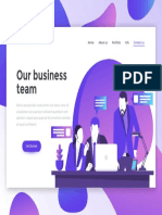 Flat Modern design of wesite template - Business team.pdf