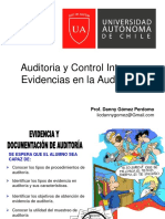 Clase Evidencia de Auditoria