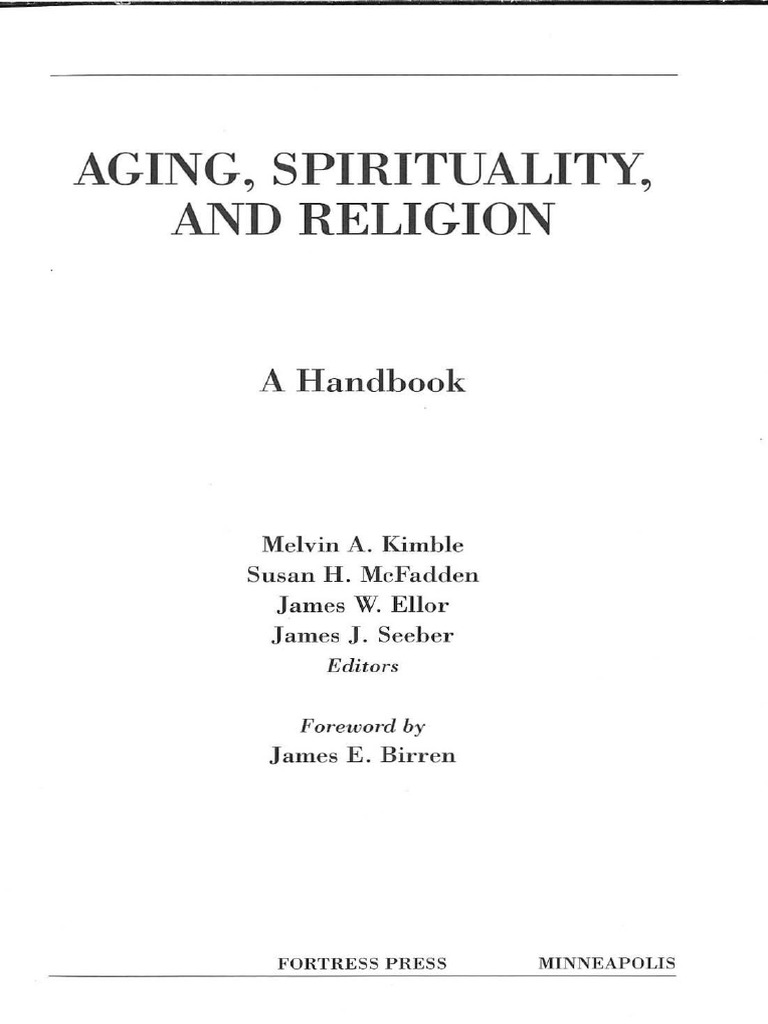 Christiansen Aging Spirituality Religion A Catholic Perspective | PDF ...