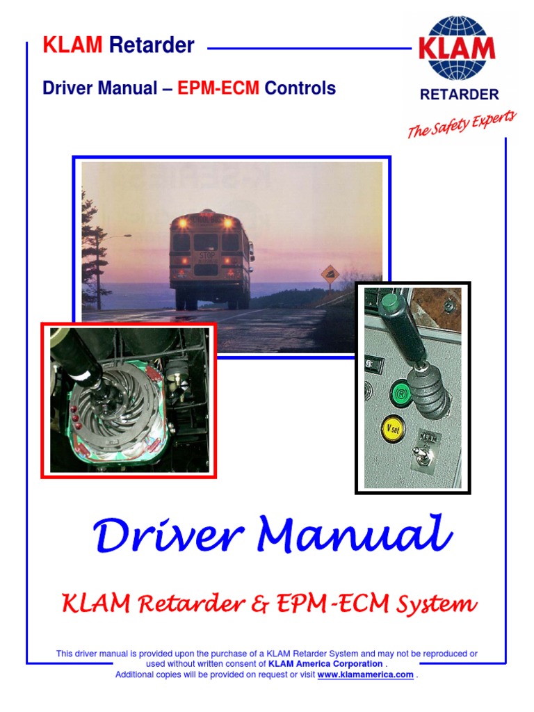 KLAM Retarder ManualBus PDF Brake Vehicles