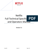 Netflix Full Technical Specifications PDF