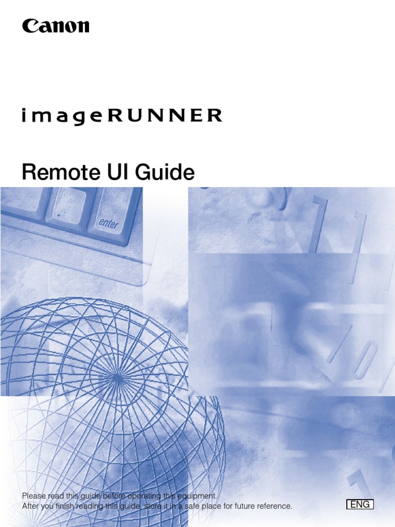 ImageRUNNER 5020 6020 Series Remote UI Guide PDF Microsoft